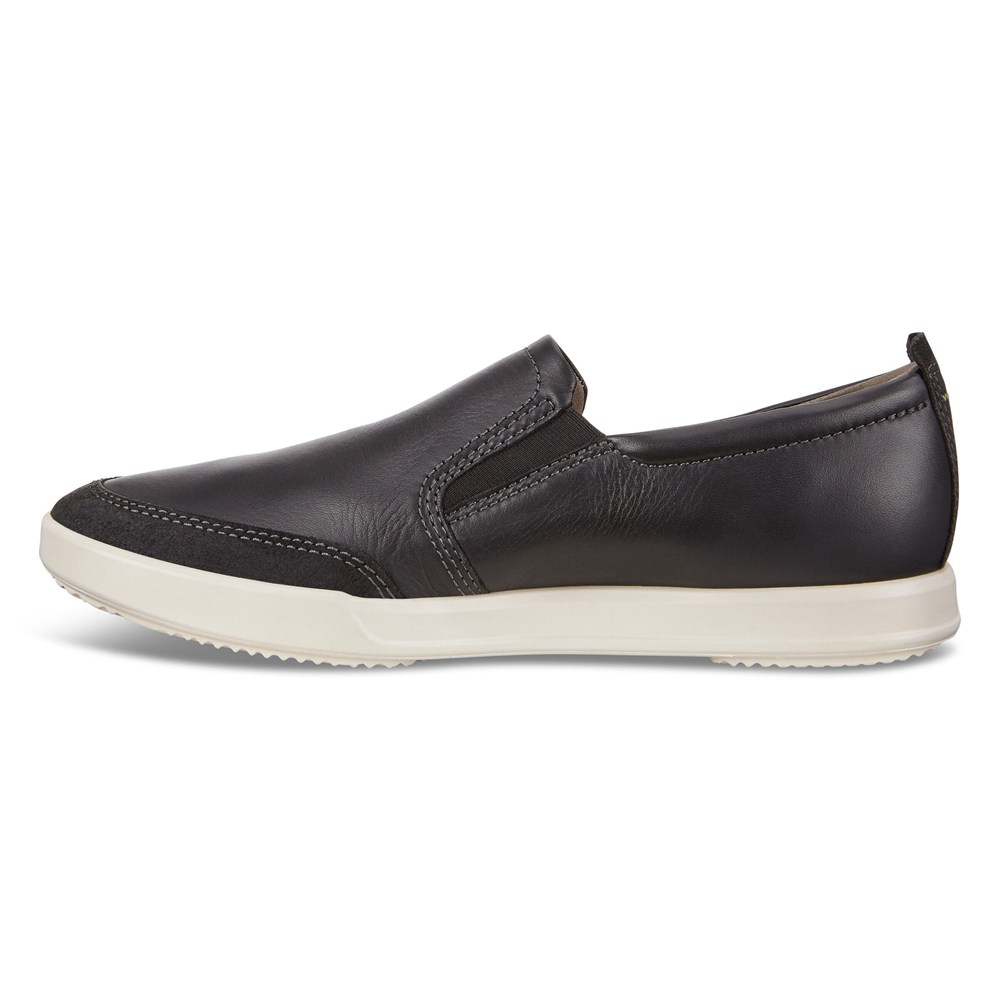 ECCO Mens Slip On Black - Collin 2.0 Sneakers - JEG-834216